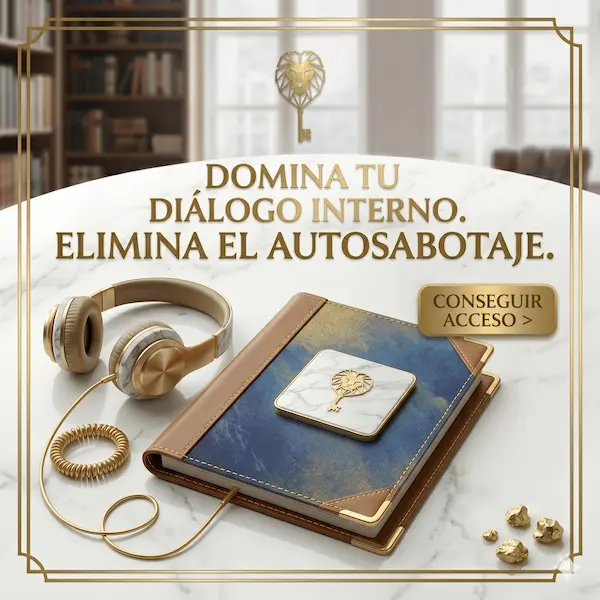 Portada del audiolibro Domina tu diálogo interno para el desarrollo personal y la transformación mental de Código Maestro.