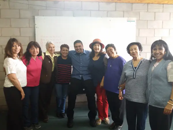 Grupo de PNL termnando curso de nueva longevidad